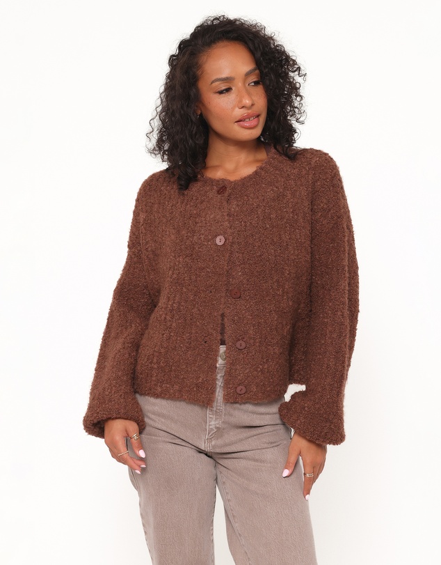 Petal & Pup - Albertine Cardigan - Chocolate