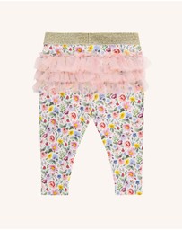 Fleur Harris - 'Enchanted Flowers' Fabulous Frilled Legging in Cloud