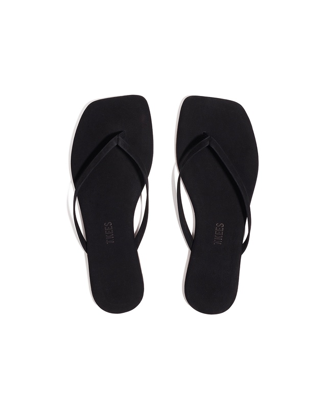 Tkees - Lily Square Toe Suede Sandals