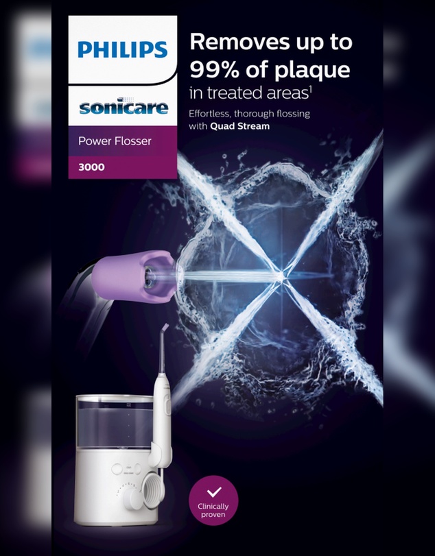 Philips - Philips Sonicare Cordless Power Flosser White