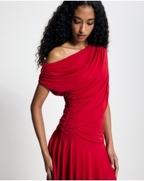 Lover - Ines Asymmetrical Midi Dress