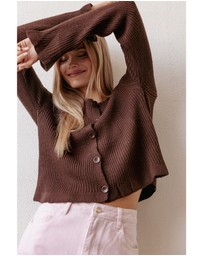 Petal & Pup - Charmer Cardigan - Brown