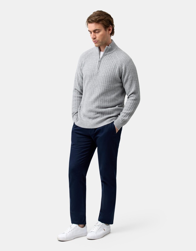 Brooksfield - Half Zipped Knit