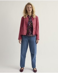 Seasalt - Seasalt Cornwall Pink Arame Linen Jacket