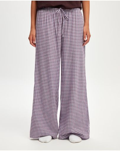 MICCY CHECK VIOLET BLUE