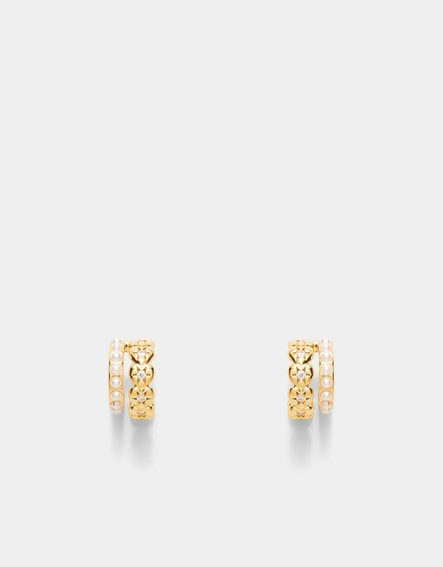 MIMCO - Westlyn Heart Duo Hoop Earrings
