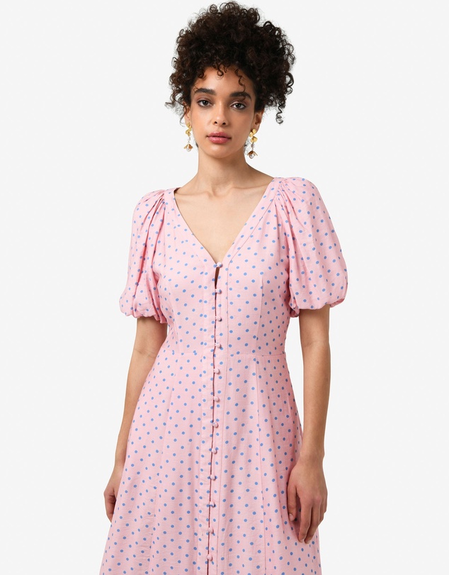Forcast - Almeria Polka Dot Dress