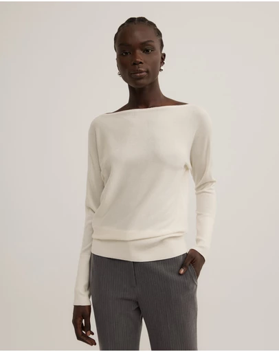 Witchery - Merino Boat Neck Knit