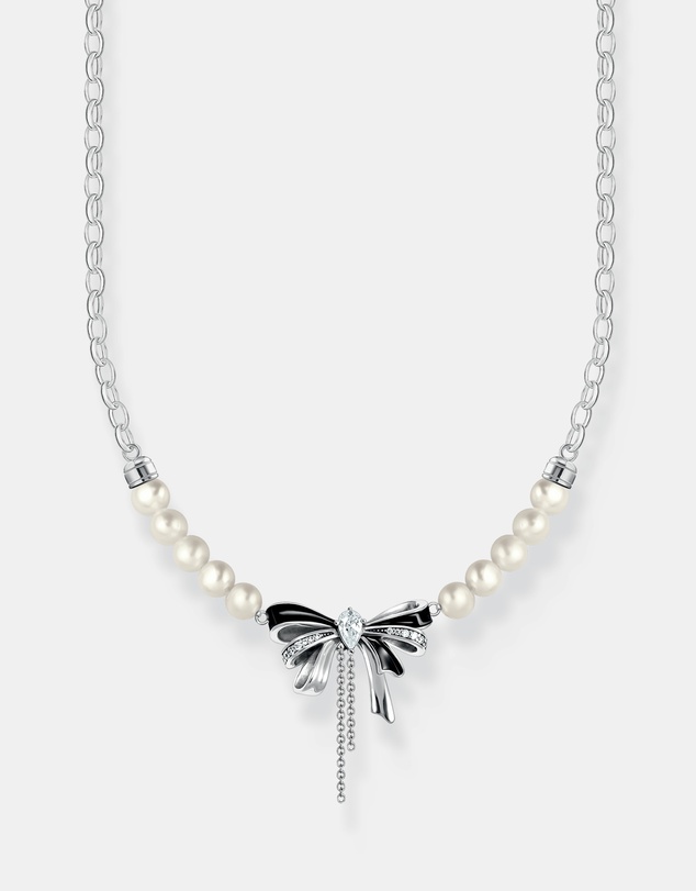 THOMAS SABO - Romance bow necklace with freshwater pearls
