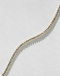 SAINT VALENTINE - Aspen Tennis Necklace - Gold