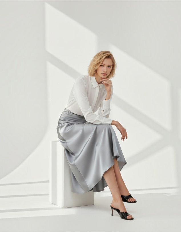 Mossée - Ayla Silk Skirt