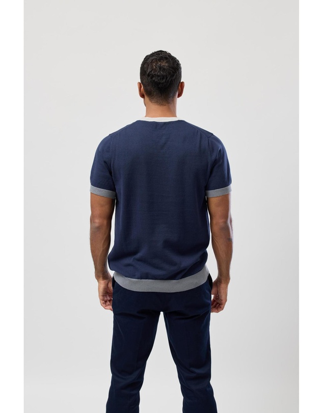 Brooksfield - Crew Neck Knitted Tee