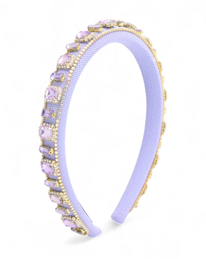Morgan & Taylor - Laurel Headband in Lilac Purple