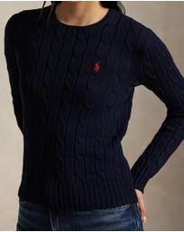 Polo Ralph Lauren - Cable-Knit Cotton Crewneck Sweater