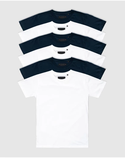 Xander - 6-Pack Blanc Tee