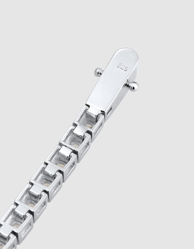 Elli Jewelry - Zirconia Bracelet in 925 Silver