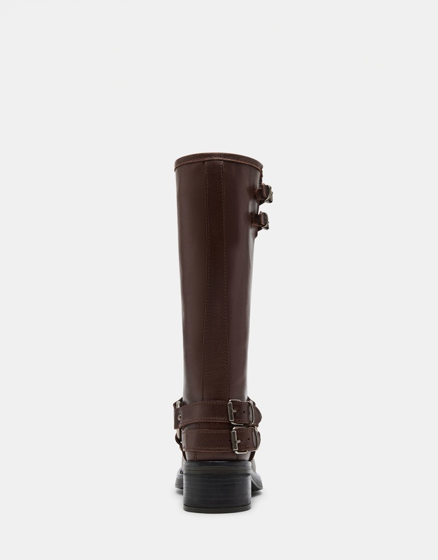 Steve Madden - Astor Brown Leather Boots