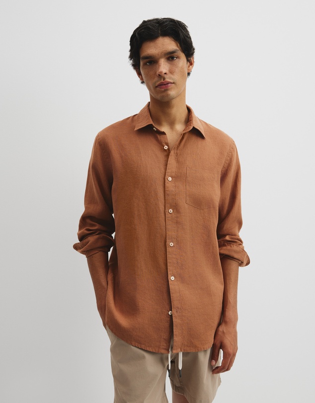 Country Road - Organically Grown Linen Regular Fit Shirt