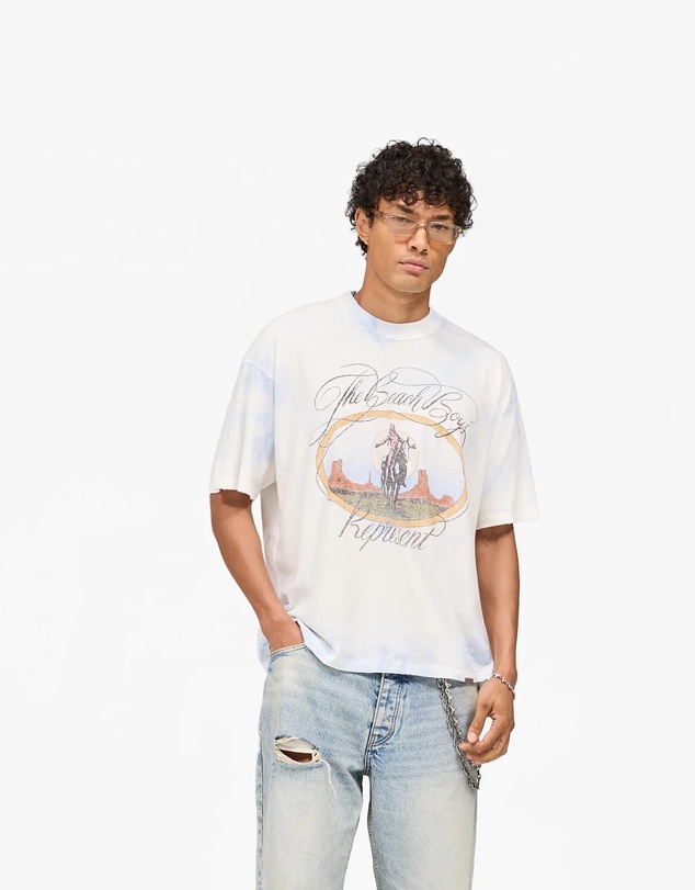 Represent - Beach Boys Script T-Shirt