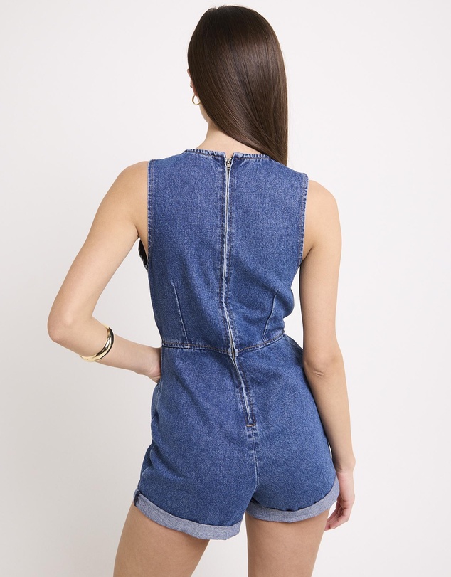 Subtitled - Biarritz Denim Romper