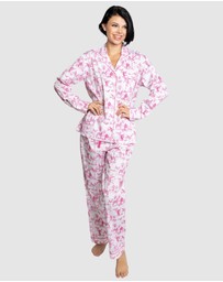 Sant And Abel - Women's Skydog Pink Long PJ Set