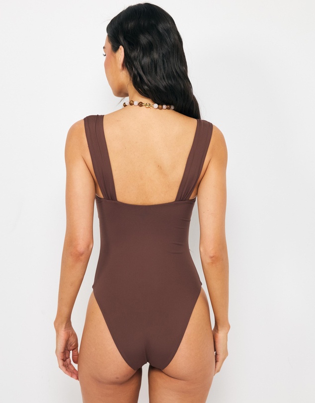 AERE - Isla Ruched Bust Swimsuit