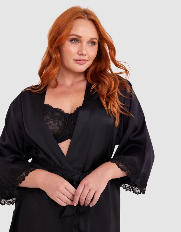 Bras N Things - Bethany Short Wrap - Black