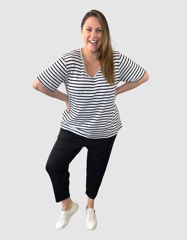 Love Your Wardrobe - Cassie Stripe Tee