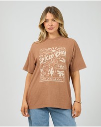All About Eve - Nahla Relaxed Tee Cinnimon