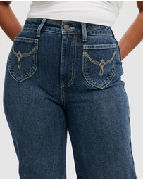 Cotton On - Curvy Stretch Wide Jeans