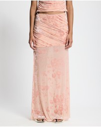 Lover - Carlene Burnout Maxi Skirt
