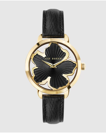 Ted Baker - Lilabel 36mm Black Leather Watch