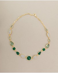 Meshca - Trapeze Vert Necklace