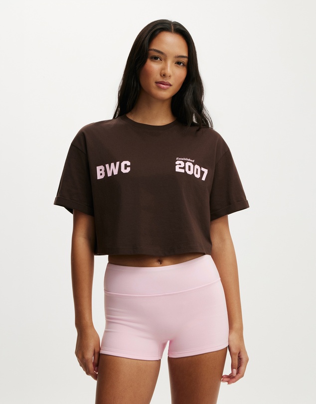 Cotton On Body Active - Relaxed Crop T-Shirt
