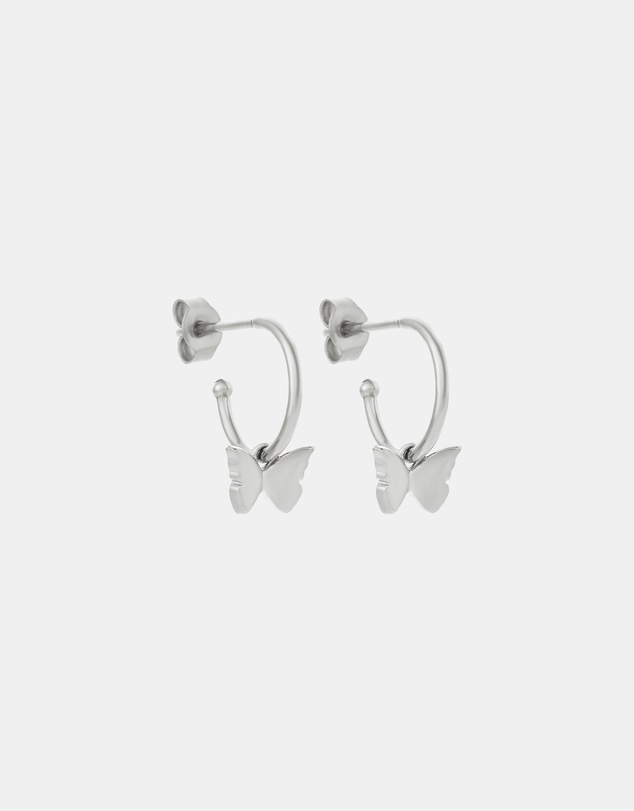 Karen Walker - Butterfly Hoop Earrings