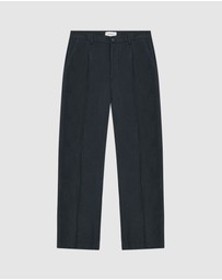 Les Deux - Pleated Twill Suit Pants