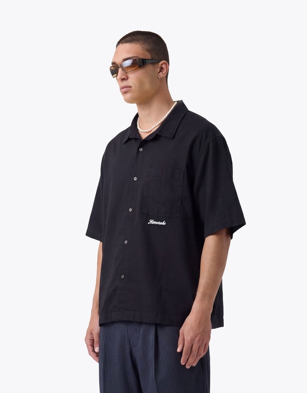 Zanerobe - Box Crop Shirt Black