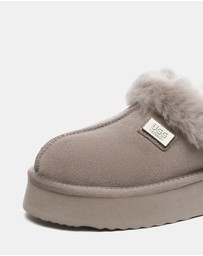EVERAU - EverAU Ugg Gabri Cow Suede Upper House Shoes