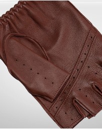 DENTS - Snetterton Fingerless Leather Driving Gloves