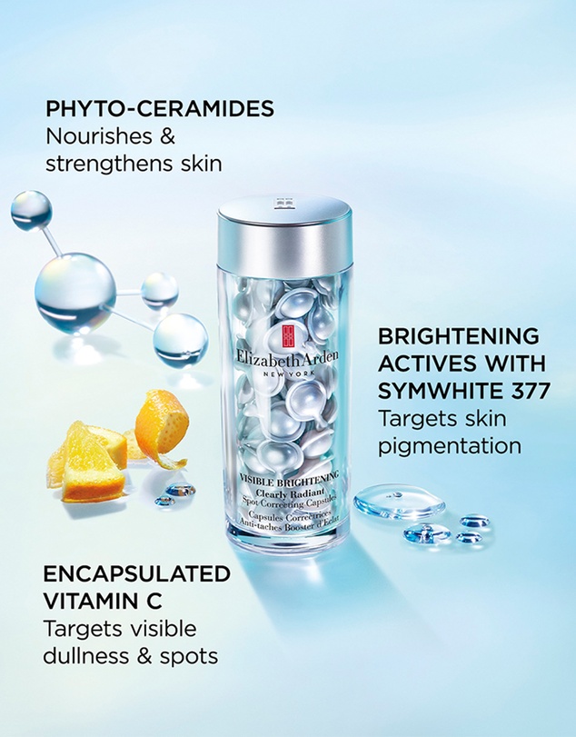 Elizabeth Arden - Elizabeth Arden Visible Brightening Clearly Radiant Spot Correcting Capsules, 60 piece