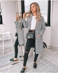 Esther & Co - Polaris Coat - Print