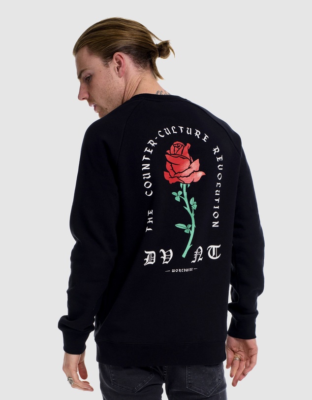 DVNT - Barbed Rose Crewneck