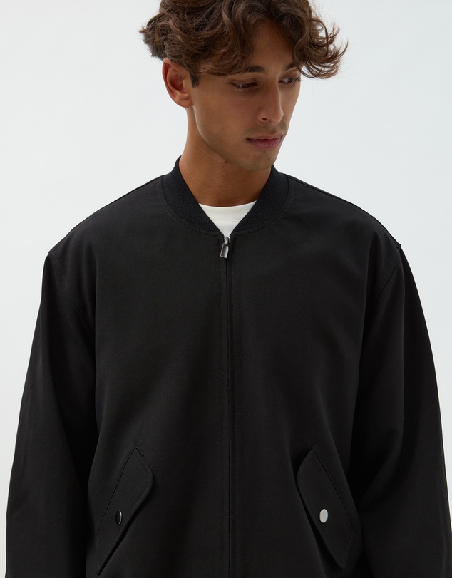 AERE - Wool Blend Bomber Jacket
