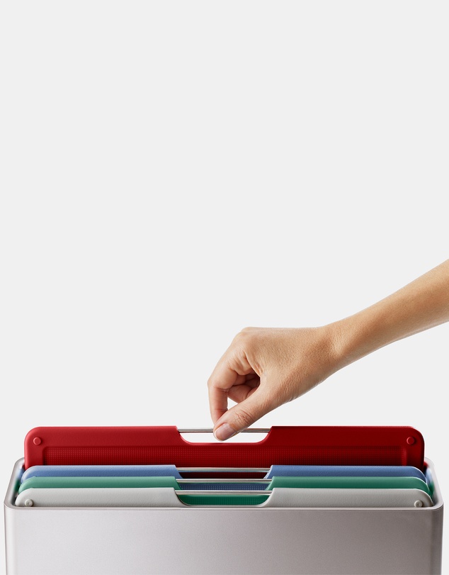 Joseph Joseph - Folio™ 4-piece Large Chopping Board Set with Storage Case (Silver/Coast)