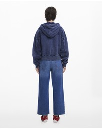 Desigual - Denim print sweatshirt