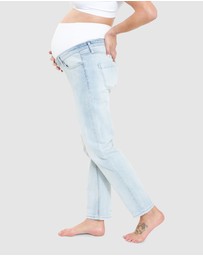 Ripe Maternity - Hunter Over Bump Crop Jean