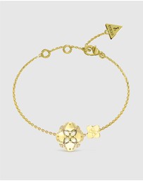 GUESS - Gold-Tone Wild Flower Bracelet