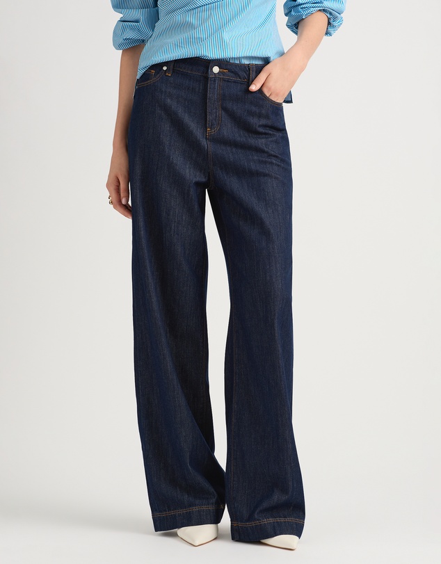 David Lawrence - Malta Relaxed Wide Leg Jeans