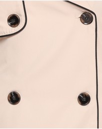 Petal & Pup - Franklin Cropped Trench - Ecru