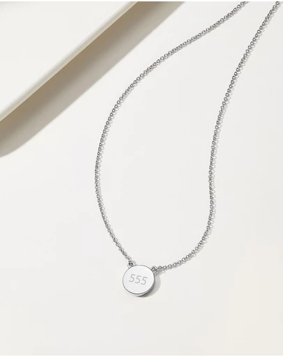 Mestige - Angel Number Necklace 555 - Silver Plated